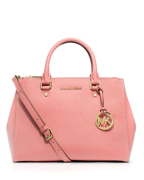 michael kors sutton satchel pink|Michael Kors purses hot pink.